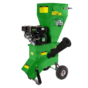 Tocator pentru crengi Micul Fermier, Ø76mm, motor benzina 6.5CP pentru rumegus