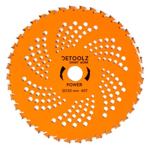 Vidia 40T brushcutter blade, 230 x 25.4 x 2 mm, Power