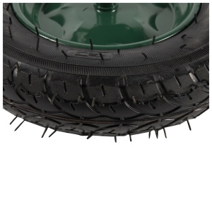 Wheelbarrow wheelbarrow Little Farmer 3.50-8, axle diameter 14mm, green rim - Img 3