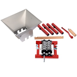 Zdrobitor manual de fructe cu role si cuva INOX - Img 6