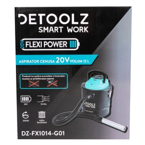 20V ash vacuum cleaner, 12L capacity - Img 4