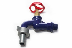 3/4'' blue cast iron tap