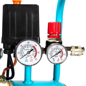 Compressor Detoolz 24L with oil, 1500 W, flow 160L/min, 8 bar, 2 air intakes - Img 10
