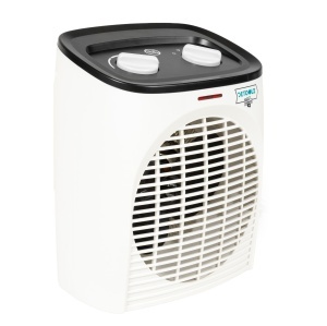Detoolz 1000/2000W electric fan heater, plastic housing