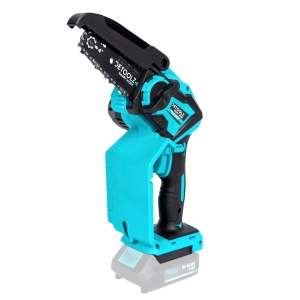 Detoolz 20V cordless mini chainsaw, angled - Img 6