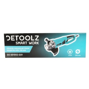 Detoolz angle grinder, 2350W, 230mm disc diameter - Img 4
