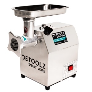 Detoolz meat mincer, 350W, 60 kg/h, stainless steel, with 2 screens