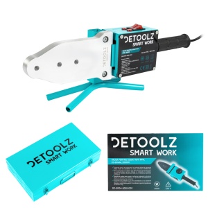 Detoolz PPR Detoolz 2000W PPR pipe welding tool, welding diameter 20-63mm - Img 2