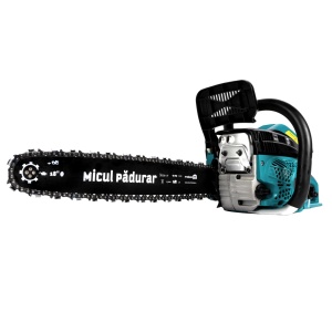 Drujba Micul Padurar 5800, capacitate cilindrica 58cc, 3.7 CP, 1 lant 18" + 1 lama, demaror magneziu, pornire rapida - Img 8