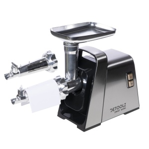 Electric stainless steel meat mincer 1400W MGG-140 - Img 5