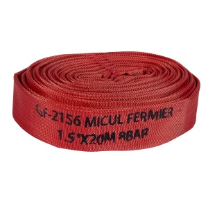 Fire Hose 1.5" 20m 8bar 8bar without heads RED