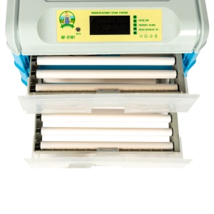 Incubator electric Micul Fermier capacitate 128 oua, 2 etaje, alimentare 220V/12V - Img 7