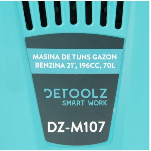 Masina de tuns gazon Detoolz, 5CP, 196CC, latime de taiere 53cm, colector 70L, propulsie automata - Img 14