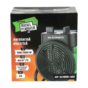 Micul Fermier electric fan heater, 1000/2000W, ceramic heating element - Img 6