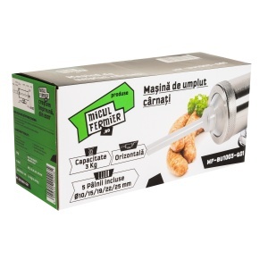 Micul Fermier sausage maker, 3 kg, horizontal model with 5 funnels - Img 5