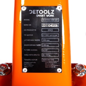 Motocultor Detoolz 8.5CP 212CC, benzina, 4T, 4 viteze, pornire manuala, cu roti - Img 12