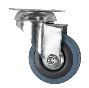 Roata pivotanta Detoolz, cauciuc+PP 50x17mm G01