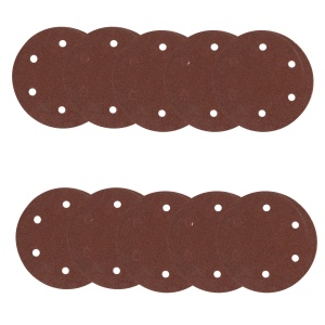 Set of 10 abrasive paper P80 6ga 6 sheets 215mm - Img 2