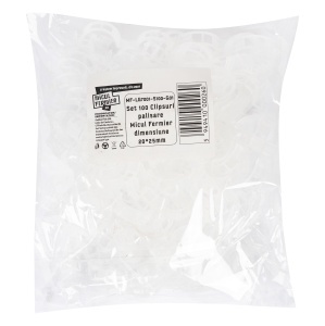 Set of 100 ‘Little Farmer’ fence clips, size 20×25 mm - Img 4