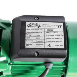 Small Farmer 1.5 kW, maximum flow 3000l/h, maximum pumping height 53m, cast iron pump body, expansion tank capacity 24 litres - Img 11