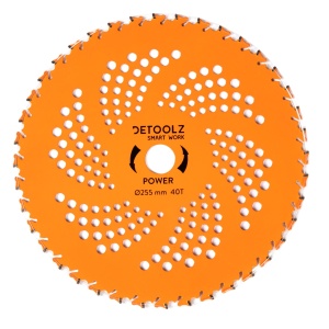 Vidia 40T brush cutter blade, 255 x 25.4 x 2 mm, Power