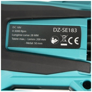 18V pendulum sabre sabre saw without brushes 200mm - Img 3