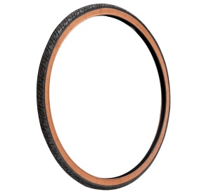 Anvelopa bicicleta 28x1-5/8x1-3/8", ETRTO 37-622, model FIZER, negru/maro, profil Street - Img 4