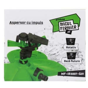 Aspersor rotativ Micul Fermier, cu impuls, baza fluture - Img 3