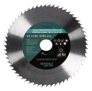 Circular saw disc for wood 185x20x20x60T