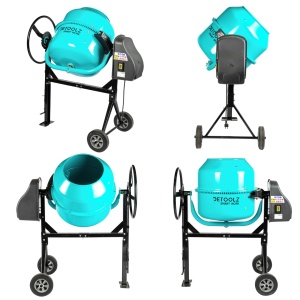 Concrete mixer 180L 1000W - Img 4