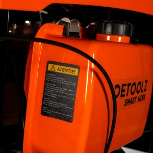 Detoolz 11CP 418cc rotary tiller, diesel, 4-stroke, 3-speed, electric start, with wheels - Img 4