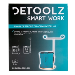 Detoolz 16 litre cordless spray pump Detoolz 16L - Img 20