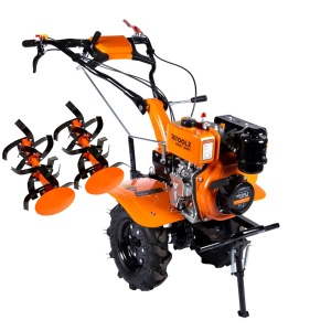 DETOOLZ 7CP 280cc rotary tiller, diesel, 4-stroke, 3-speed, manual start, with wheels