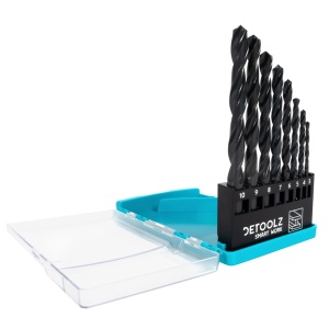 Detoolz 8-piece metal drill bit set G01