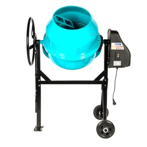 Detoolz concrete mixer, 140-litre capacity, 850W power, cast iron mixing drum, with wheels - Img 16