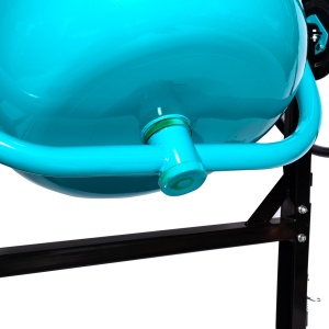 Detoolz concrete mixer, 160-litre capacity, 1000W power, cast iron mixing drum, with wheels - Img 6