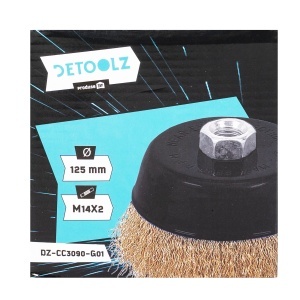 DZ wire brush, Ø125mm, M14x2 - Img 3