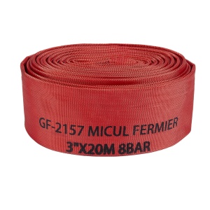 Fire Hose 3" 20m 8bar 8bar without heads RED