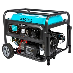 Generator Detoolz 5.5kW 2P230 B4T pornire electrica 25L cu roti G02 - Img 4