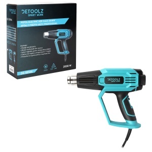 Hot air gun 2000 W 3 stages 600ᵒC 600ᵒC PROFESIONAL - Img 2