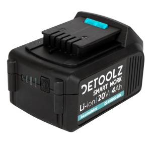 Li-ion battery, Detoolz, 20V, 4Ah - Img 5
