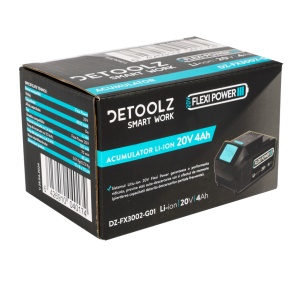 Li-ion battery, Detoolz, 20V, 4Ah - Img 8
