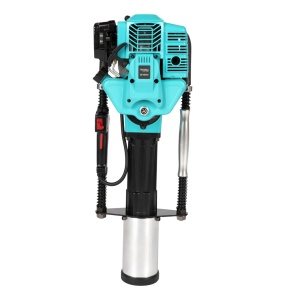 Masina batut stalpi, Detoolz, capacitate cilindrica 52CC, putere 2CP, motor benzina 2 timpi, energie maxima de impact 55J, frecventa maxima impact 1350 BPM - Img 13