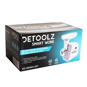 Masina de tocat carne Detoolz, 500W, 72 kg/h cu 2 site - Img 6