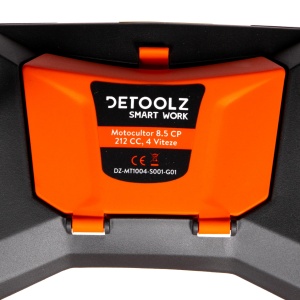 Motocultor Detoolz 8.5CP 212CC, benzina, 4T, 4 viteze, pornire manuala, cu roti - Img 13
