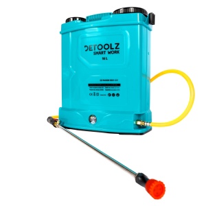 Pompa de stropit Detoolz, capacitate 16l, cu acumulator si amestecator - Img 8