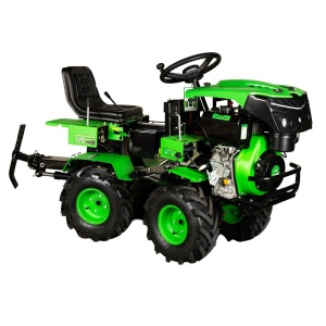 Ride-On ‘Micul Fermier’ motor cultivator, 17 hp, 530 cc engine capacity, 4-stroke engine, 4x4, 4 speeds, 2 gearboxes, electric start, hydraulic system - Img 11
