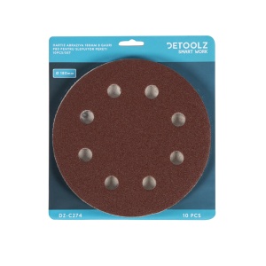 Set 10 abrasive paper P80 8ga 180mm - Img 3