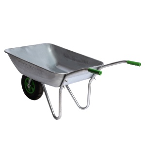 The Little Farmer 80L metal wheelbarrow with galvanised steel tray G01 - Img 6