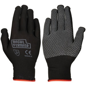 The Little Farmer work gloves, thin, polka dots 10